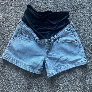Abercrombie Maternity Jean Shorts